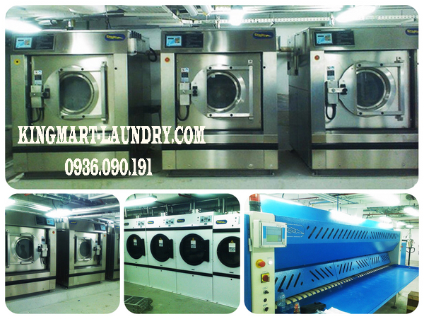 Mô hình giặt công nghiệp sử dụng thiết bị Powerline Usa 